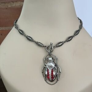 Scarab Pendent with Brighton Style Chain